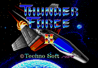 Thunder Force 2 Title Screen